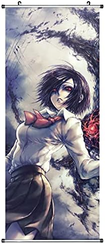 CosInStyle Anime Scroll Poster for Touka Kirishima - Fabric Prints 100 cm x 40 cm | Premium and Artistic Anime Theme Gift | Japanese Manga Hanging Wall Art Room Decor