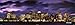 Boston At Dusk Places Art Poster Print, 36x12 Art Poster Print, 36x12