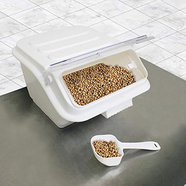 Thunder Group PLIB002S Shelf Ingredient Bin 2 Gallon (40 Cup) 11-3/4 X 14-1/2 X 8-5/8