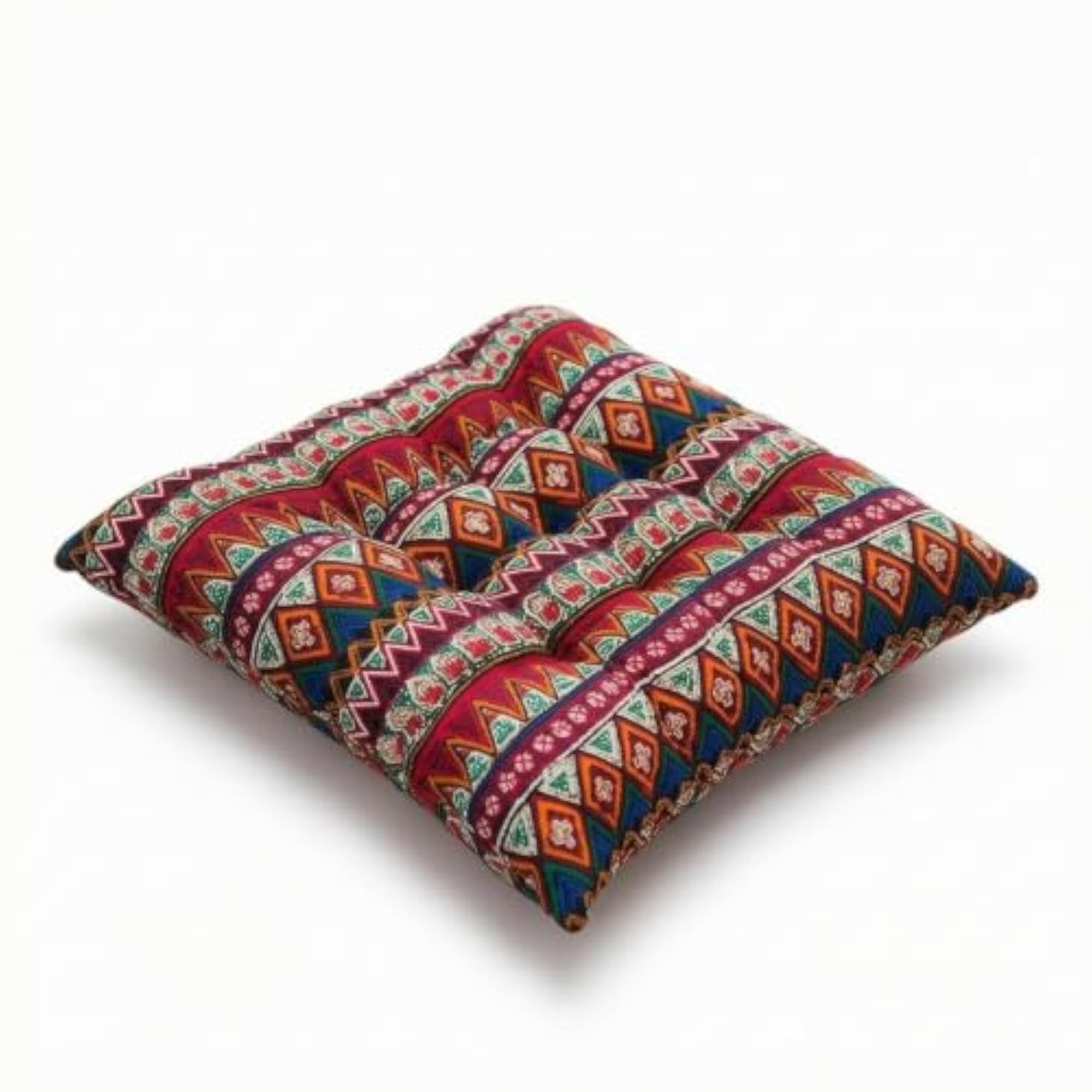 Comfortable Tufted Chair Cushion with Ties