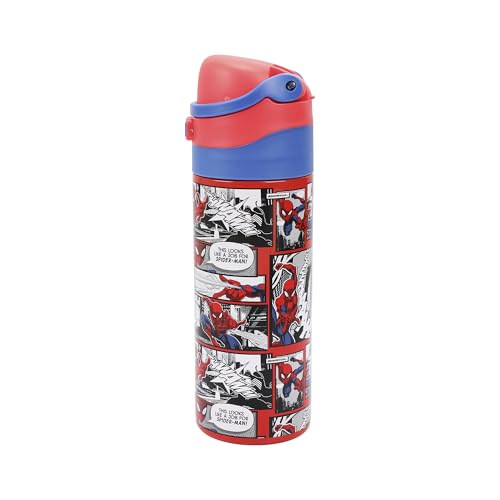 Image of Spider-Man Comic Panels 24 Oz Stainless Steel Water Bottle