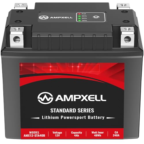 YB9A-A Lithium Motorcycle Battery 12V 240A 4Ah Replacement