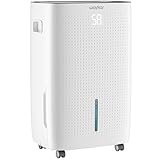 Waykar 150 Pint 7,000 Sq.Ft Dehumidifier with Pump for Basement & Home, Large Room, Smart Compressor Dehumidifier with Drain Hose & Tank for Commercial, 30–80% RH Control, 90° Auto Swing, Auto Defrost