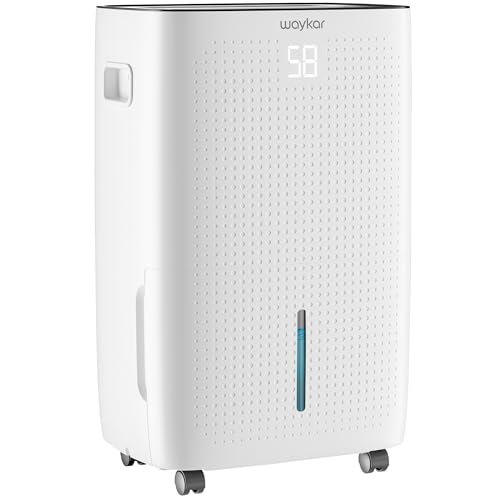 Waykar 150 Pint 7,000 Sq.Ft Dehumidifier with Pump for...