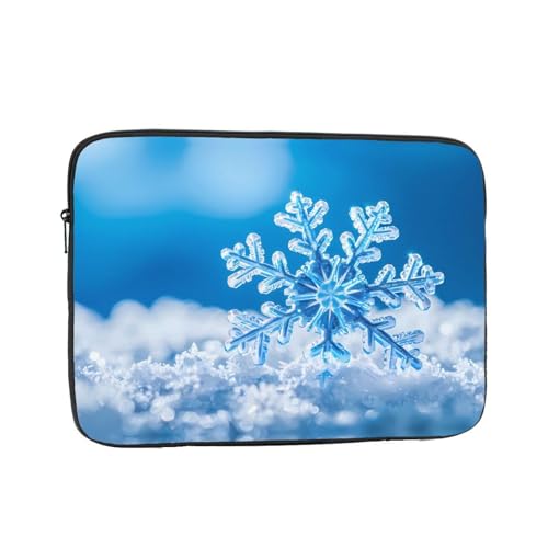 Operating Snowflake Laptop Sleeve Case 15 Inch Suitable For Notebook Computer Tablet Traveling Carrying Simple Case