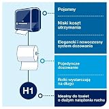 Tork Matic dozownik do ręczników papierowych w roli, biały, H1, wskaźnik zużycia, linia Elevation, 551000