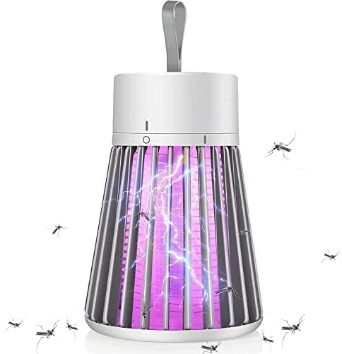 USB Mosquito Killer Lamp Electric Bug Zapper LED Insect Trap Full Round Electronic Mosquito Trap for Home Bedroom Kitchen Indoor Use Safe Silent Mosquito Control Device-image-14