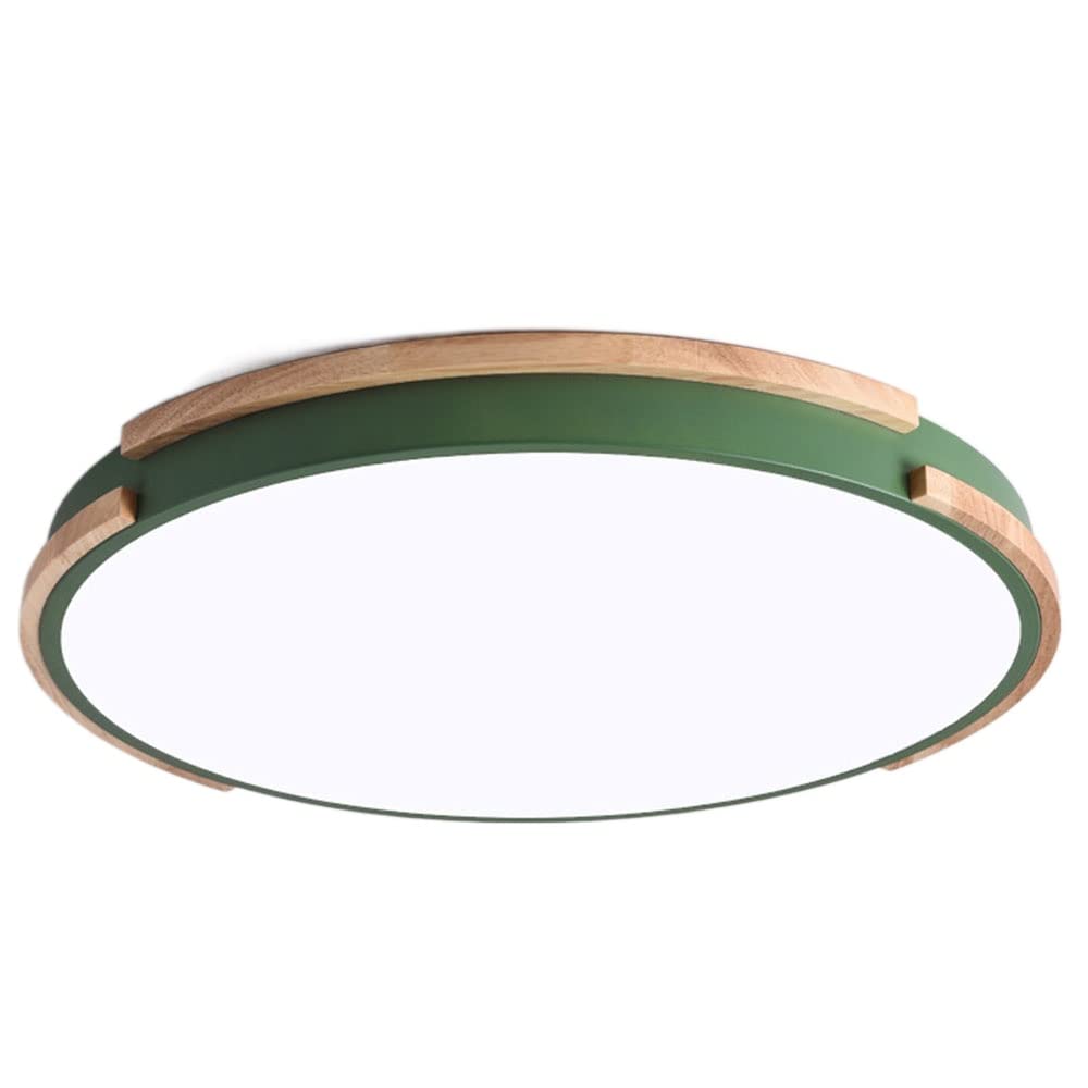 Plafonnier LED 32cm vert à intensité variable pour salon - 7
