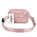 UTO Fanny Pack for Women 5 Ways Convertible Chest Bag Waterproof Fashion Lightweight Travel Waist Pack Purse Pink