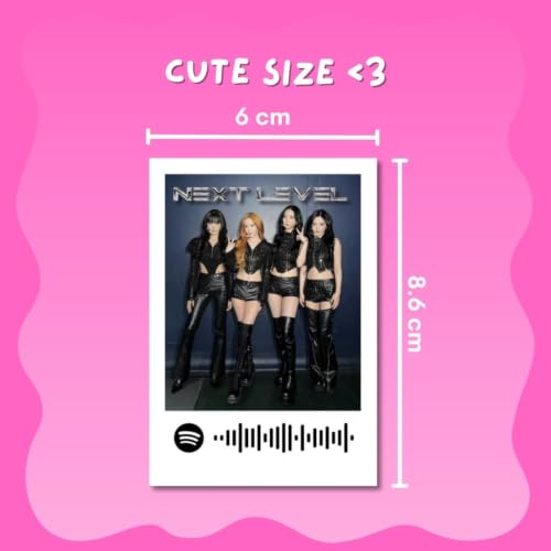 Image of Funk You Store Kpop Aespa Photocards | Kpop Aespa Lomo Cards (Set of 18) Scannable music codes (8 x 6 cm) Posters for Phone Accessories, Bedroom, Office, Living room, Dorm room (C 087)