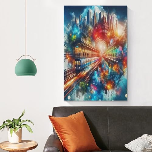 Décoration murale train fantaisie pour habiller vos murs intérieurs