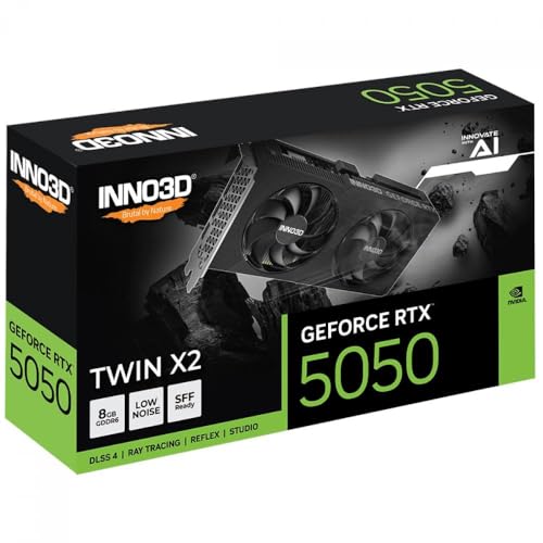INNO3D Placa gráfica GeForce RTX 5050 Twin X2 8GB GDDR6