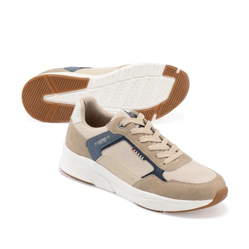 LEOSS ORIGINAL Zapatillas Hombre Casuales Zapatos Hombre Verano Transpirables MLE250482-8 (Caqui 41 EU) LEOSS ORIGINAL Zapatillas Hombre Casuales Zapatos Hombre Verano Transpirables MLE250482-8 (Caqui 41 EU)