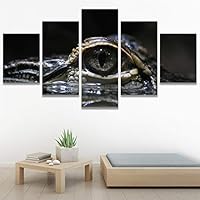 SIGNWIN 5 Panel Canvas Wall Art Coiling Around for Home Decorations Ready to Hang - 60