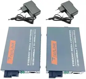 Conversores Mídia Gigabit 1000 Mb (par A + B) Fibra Óptica