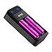 Efest LUSH Q2 Intelligent LED Battery Charger Compatible with Lithium IMR 3.6V and 3.7V Batteries