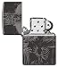 Zippo Skull King Design High Polish Black Pocket Lighter