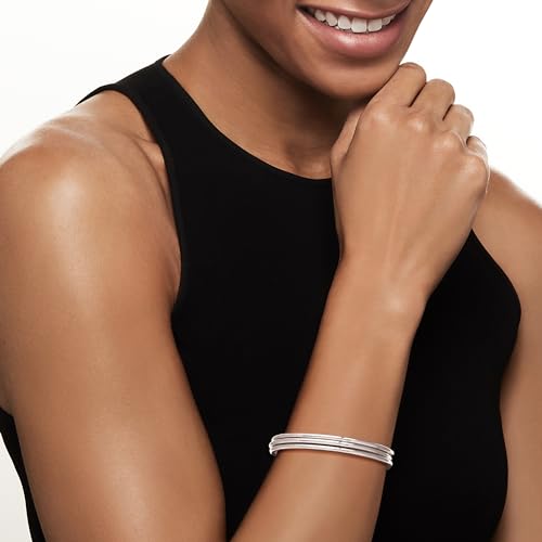 Ross-Simons Italian Sterling Silver Jewelry Set: 3 Polished Bangle Bracelets2