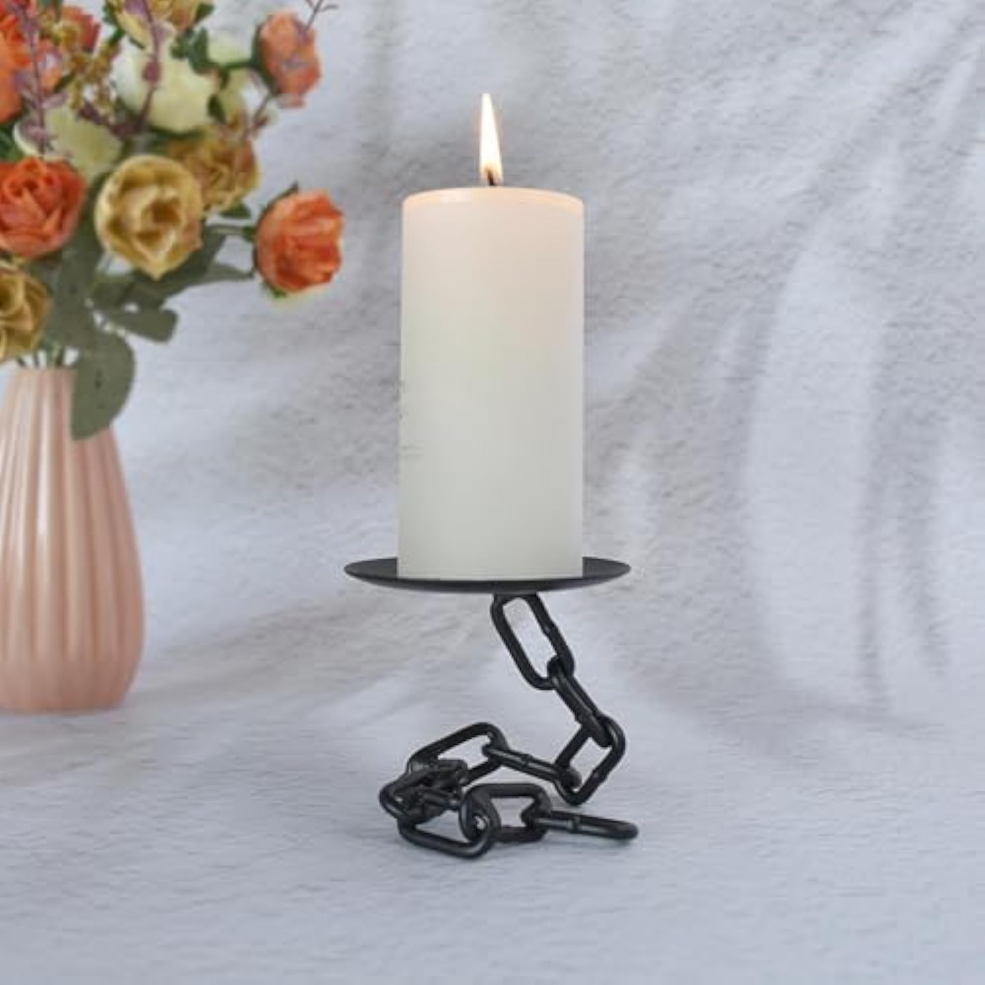 Retro Style Candle Stick Tea Light Holder, Medium