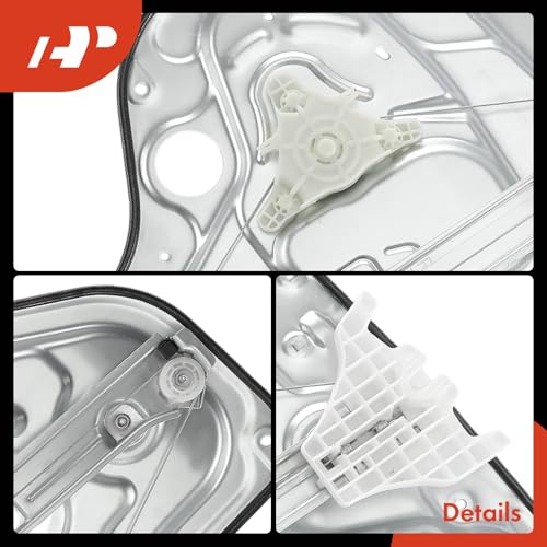 A-Premium Rear Driver Side Electric Power Window Regulator Without Motor Compatible with Hyundai Elantra 2009-2012, Elantra GT 2013-2017 by A-Premium - Image 6