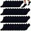 16 Pairs Color1-black