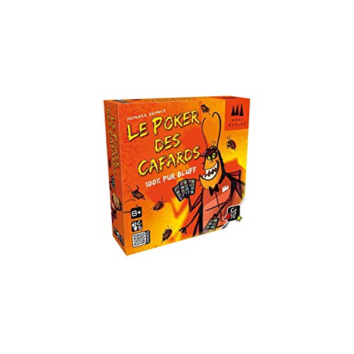 Gigamic Des cafards Juego de Cartas-Poker de Cucarachas, 11 cm x 11 cm x 3.4 cm (DRKPOK)