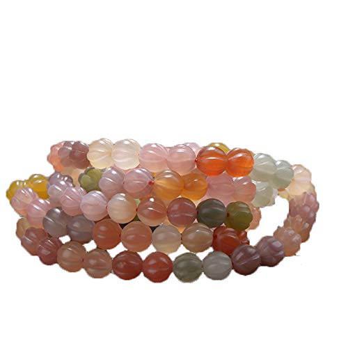 Bracelet naturel rouge du sud en agate véritable contre le stress quotidien