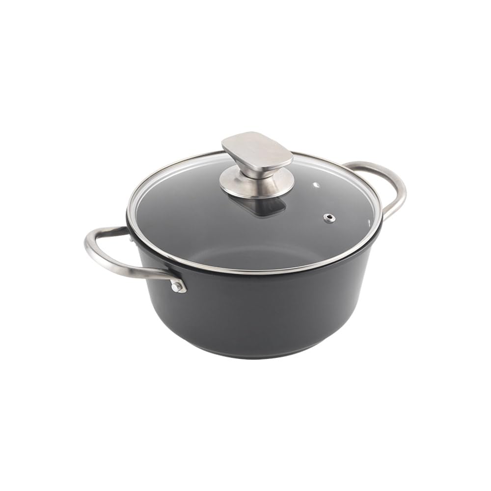 Casserole haute aluminium forgé Metaltex Tempo 20 cm antiadhésive efficace