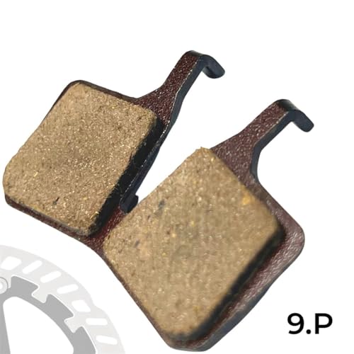 F26 Original Fahrrad Hydraulische Scheibenbremsen Ersatz Disc Bremsbeläge kompatibel mit Magura MT 5 7 Trail I Brake Pads I MTB I Ebike I Tour I (9.P (4 Kolben) Grau Performance)