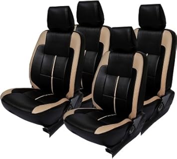 Maruti Ritz Seat Cover | Leatherite Front and Back Seat Covers Set by Khushal Back seat are 60/40 Top Model