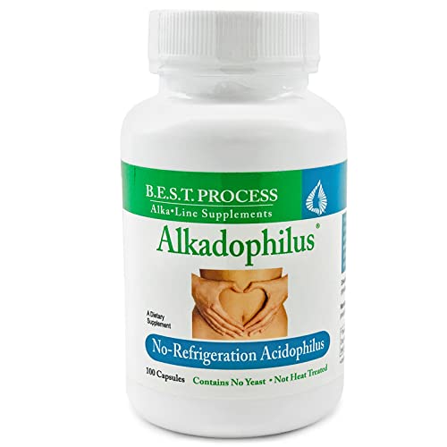 Alkadophilus — Morter HealthSystem Best Process Alkaline — No Refrigeration Probiotic & Prebiotic Digestive Supplement — 1.5 Billion CFU of Good Bacteria & Beetroot