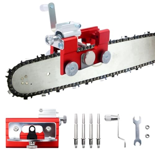 HOWHY Chainsaw Sharpener Jig Kit, Adjustable Grinding Angle