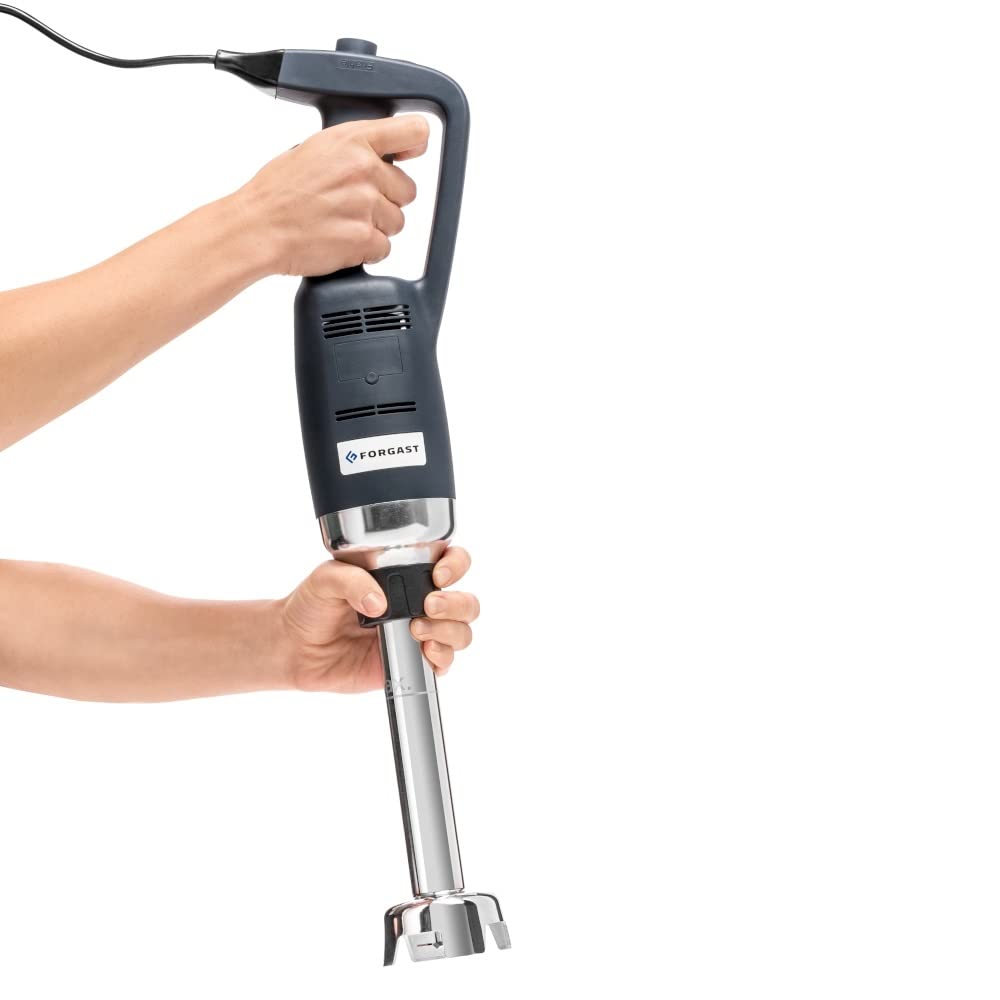 Batidora de mano | Longitud del brazo 25 cm | Ideal para sopas, salsas, pastas y cócteles | Apta para ollas de hasta 10 l | 20.000 rpm | Robusta carcasa de plástico | Potencia 350W