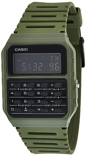 Casio CA-53WF-3B Taschenrechner Grün Digitale Herrenuhr Original Neue Klassische CA-53, 43,2 × 34,4 × 8,2 mm (CA-53WF-3BDF)