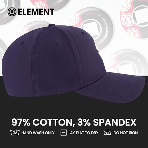 Image of Element Unisex Adult Element Baseball Hat, Adult Flex Fit Active Sport Cap with Curved Brim