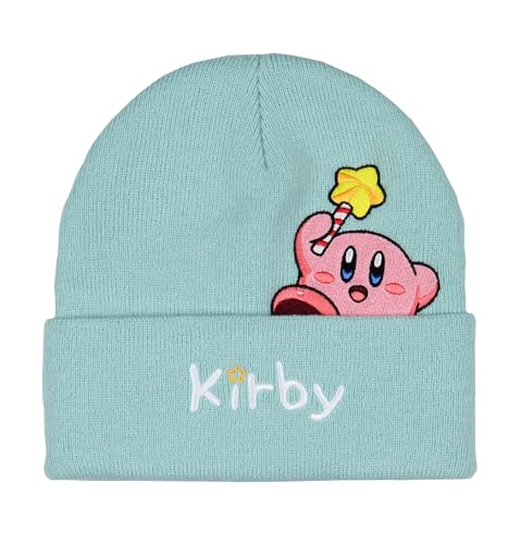 Nintendo Kirby Peek A Boo - Gorro de punto con diseño de