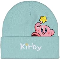 Nintendo Kirby Peek A Boo - Gorro de punto con diseño de