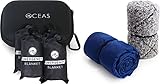 Oceas Outdoor Mylar Emergency Blanket and Waterproof Camping Sherpa Blanket
