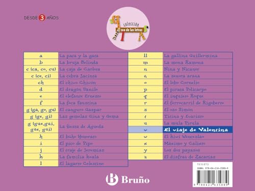 El viaje de Valentina: Juega con la v (Castellano - A PARTIR DE 3...