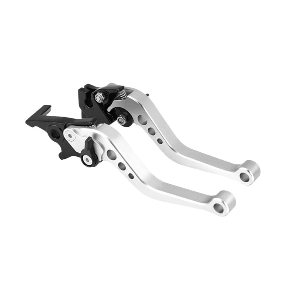 Pliqvbn Silver Clutch Brake Shafts Universal Motorcycle Brake Levers Accessories Modified Horn Adjustable Hand Lever For Gy6