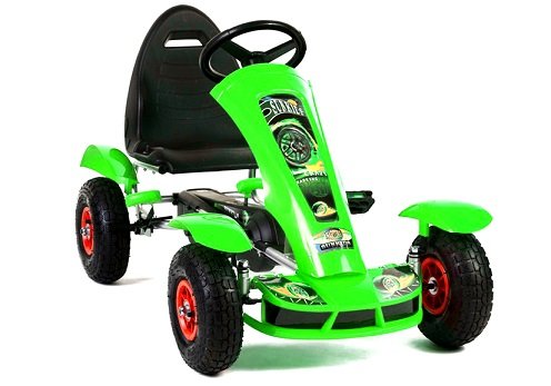 GO Kart Pedales Juvenil, Verde