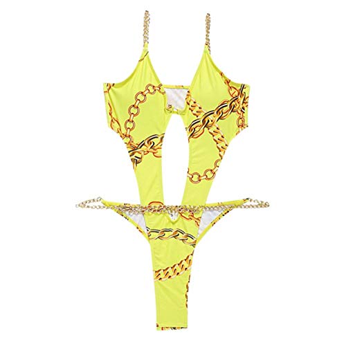 Maillot de bain imprimé une pièce à manches longues pour vos pool parties estivales