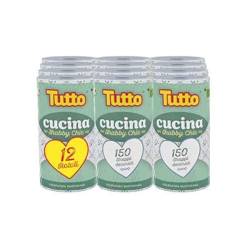 VERSATILITÀ - Tutto Shabby Chic è ideale per pulire e asciugare tutte le superfici della casa, in particolare quelle della cucina, grazie alla sua resistenza e capacità di assorbire efficacemente liquidi e grasso. Perfetto sia bagnato che asciutto, non lascia pelucchi e si adatta a tutte le necessità quotidiane.