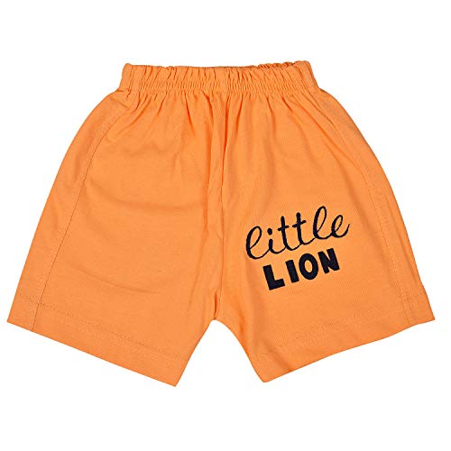 Image of Wish Karo Unisex Clothing Sets for Boys & Baby Girls-(bt23org Orange 0-3mths)