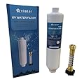 Vistar Water Technologies RV Water Filter & Hose Protector, Inline Water Filter Reduces Bad Taste, Odor, Chlorine & Sediment, Ideal for RVs, Campers, Travel Trailers, Boats, American Owned Company