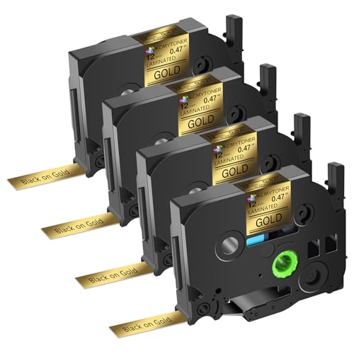 Ruban TZe-831 12mm pour remplacer vos consommables d'étiqueteuse P-Touch usagés
