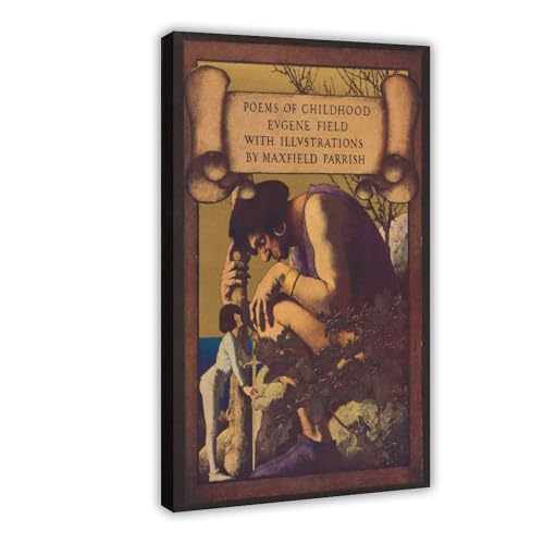 Impression sur toile de Maxfield Parrish, décoration murale de prestige
