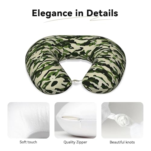 Almohada de viaje de poliéster negra cervical miniatura 4