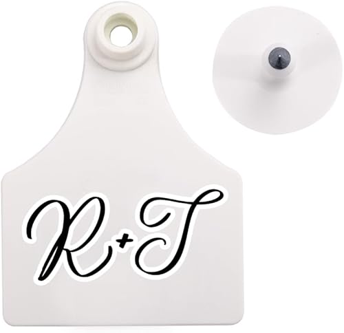 Etiquetas de oído personalizadas para ganado TPU personalizado texto o foto etiquetas de oreja de vaca para oveja, ternero, cerdo, cabras, ganado,