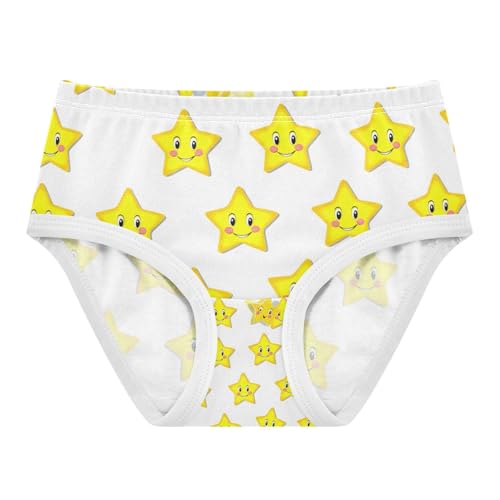 Yellow Stars Toddler Girls's Underwear 2T 202c1444
